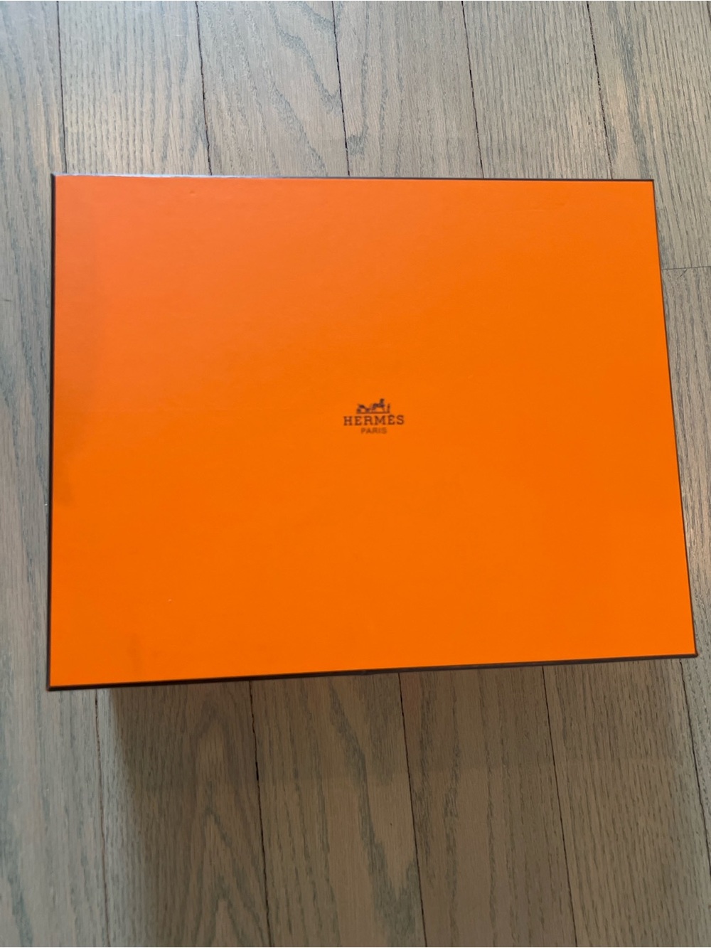 Hermes Bright Orange Logo Box